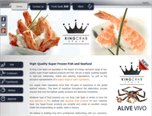 Tablet Screenshot of kingcrabspain.com